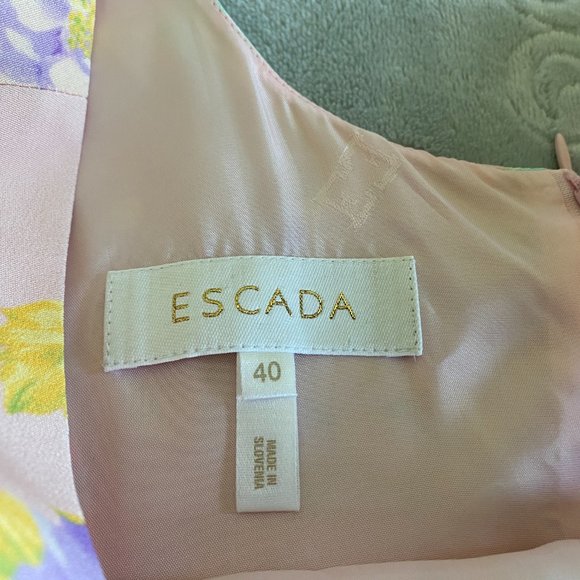 Escada Vintage (90s) Pure Silk Jacket & Dress (40) - Picture 9 of 13